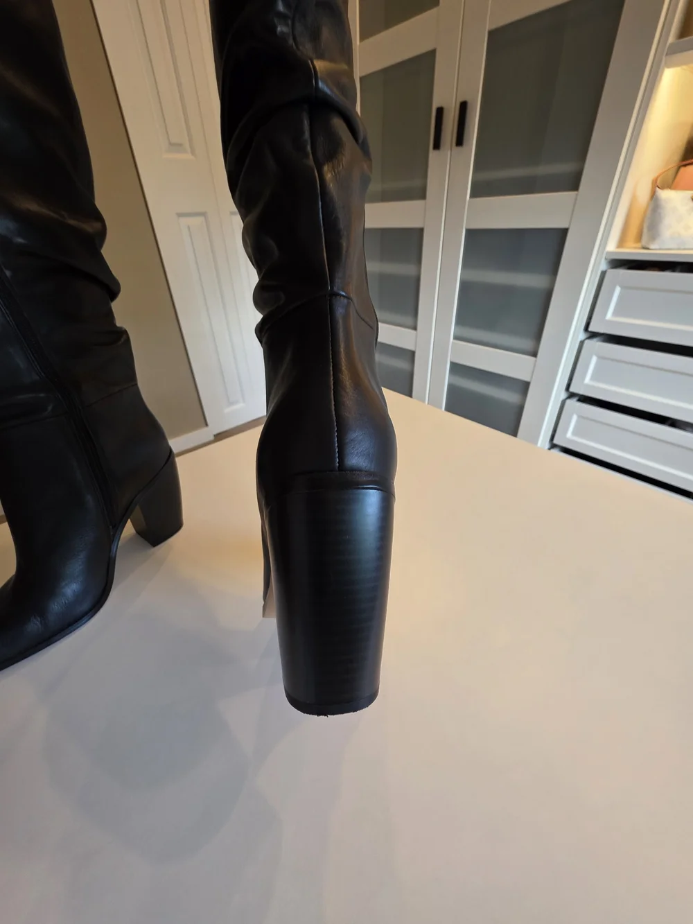 Vince Camuto Aprine Leather Boot -Sz 7.5